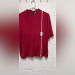 Preston & York  Women size X-Large red knit blouse CFT-A‎ Photo 3