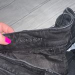 American Eagle  Black Denim Mom Shorts‎ | 0 Photo 3
