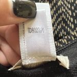 Chico's Black & Brown Shirt Sheer Sleeves Size 2 Business Casual Cottage Office Photo 9