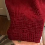 J.Crew Wool Textured Sleeveless V Neck Dress Red 4 Photo 7