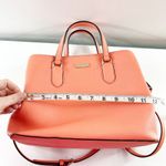 Kate Spade  Laurel Way Evangelie Saffiano Leather Satchel Purse Coral Photo 7