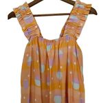 CROSBY by Mollie Burch  Otto Dress African Sunset $242 Orange Polka Dot Sherbet Photo 1