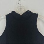 Glamorous  Sleeveless Cropped High Neck Crop Top Lace Small Black Photo 1