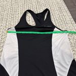 Nike  Pro Dri-Fit Black and White "Swimming" Tank Top Photo 8