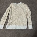 Leopard Crewneck Sweatshirt White Size M Photo 2