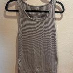 Isabel Maternity  by Ingrid & Isabel Black and White Striped Tank Top Photo 0