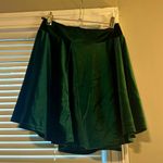 Elastic Waist Green Velvet Skirt Size M Photo 1