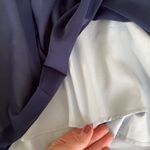 Downeast Collection navy and blue A-line skirt. Photo 4