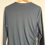 Sundance  Criss Cross Draping V-Neck Knee Length Wrap Dress Women's Large Black Photo 11