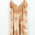 ZARA NWT  Womens Boho Vacation Embroidered Knit Tie Dye Maxi Dress‎ Size S Beige Photo 11