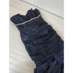 Pesavento Couture Black Ruffled Strapless Ruched Mermaid Dress Size S Photo 4