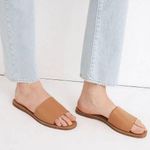 Madewell leather flats in saddle Photo 0