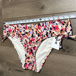 Hurley  Floral Two Piece Bikini Swim Suit Multicolor Pink Orange Surf Size XL Photo 8