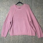 Gap Woman Size XXL knit lavender long sleeve crewneck sweater Photo 0