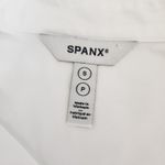 Spanx The Best Poplin Shirt Dress Classic White Mini Menswear, S Photo 8