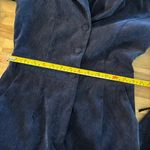 Emory park  Navy Blue Corduroy Long Sleeve Jumpsuit M Photo 6