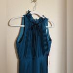 Jill Stuart Jill Jill‎ Stuart High Neck Pleated Gown in Jasper Green Size 0 NEW Photo 2