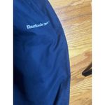 Reebok Vintage 90s Navy Blue Track Pants Athletic Warm Up Zippered Ankle Photo 2