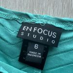 En Focus Studio Dress Womens 6 Seafoam Green Sleeveless Textured Party Photo 1