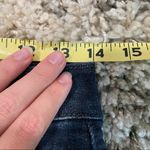 Kancan Womens Dark Wash Skinny Crossover Split Hem Jeans Sz 27 Blue Photo 12