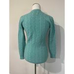 Isle of Skye Women Scotland Made Pure Cashmere Blue cardigan sweater fit sz S Photo 1