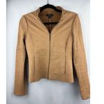 Bebe  Womens Tan Leather Jacket Size S Photo 1