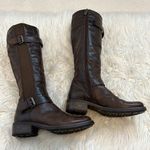 Aquatalia  Star Brown Leather Riding Boots Photo 1