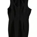 Kardashian Kollection Women's Black Bodycon Knee Length Dress Size L Photo 0