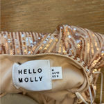 Hello Molly  Strapless Sequin Dress in Rose Gold Photo 2