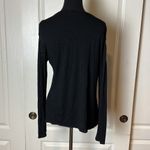 Rock & Republic  BLACK COLD SHOULDER CUT OUT LONG SLEEVE BLOUSE Photo 3