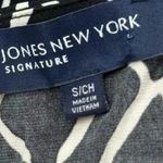 Jones New York Women's Sleeveless Dress Black & White Geometric Size S Photo 2