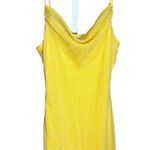 Urban Outfitters  Dresses Uo Ava Polka Dot Cowl Neck Slip Dress Sz L yellow Photo 8
