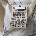 Lela Rose Women’s Taupe and Black Embroidered Top Silk Lined Dress Size 6 Photo 10