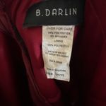 B Darlin Burgundy Dress Photo 4