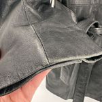 wilson's leather Vintage Y2K  Long Belted Black XL Jacket Thinsulate Zip Out Liner Photo 9