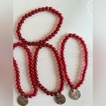 PAMA Pomegranate Liqueur Red Promotional Bracelet Charm is Silver logo Red Photo 2