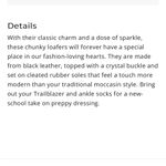 ALOHAS EUC  Leather Trailblazer Crystal Loafers Black Size 6 Photo 14