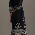 Farm Rio EUC Beaded Jungle Black Midi Dress Size Small Retails $398 Photo 1