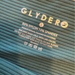 Glyder  green teal ribbed full length Leggings size large no flaws Photo 1