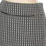 Banana Republic  Black & White Tweed Wool Pencil Skirt Equestrian Bit Size 4 S Photo 2