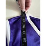 NFL Minnesota Vikings Jersey Shirt Tie V-Neck Top Cap Sleeves Women's Size Small Photo 5
