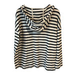 Lou & grey  Hoodie Sweatshirt Long Sleeve Striped Womens Size Small Lightweight Photo 8