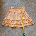 THML Mixed Color Pink Ruffle Skirt Size Large Photo 7