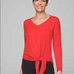 Soma  Long Sleeve Tie Front Sweater
STYLE: 570279185 Size M Lounge Casual Photo 1