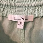 Love Tree Mint Green Women's Linen Shorts Photo 2