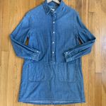 The Great  The Scout Chambray Shirt Dress Size 1 Small Photo 0