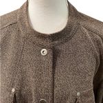 JM Collection  Woman Chocolate Brown Chunky Knit Cardigan Sweater Jacket 18W Photo 3