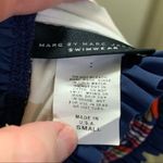 Marc by Marc Jacobs  Swimwear Bikini Top Small Blue & Multicolor Ruffle Straps Photo 1