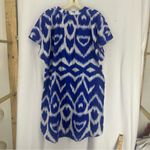 H&M  Cotton Tunic Dress Abstract Womens XL Blue Photo 6
