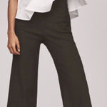 Anthropologie Maeve The Colette Ruffle-Hem Crop Wide-Leg Pants, Size 28 Photo 0